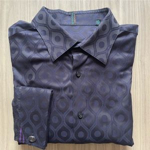 SOHO by Ben Sherman Dress Shirt French Cuff Size 17.5 34-35